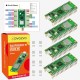 DVOZVO 4Pack Raspberry Pi Pico W with Pre-Soldered Headers, Raspberry Pi RP2040 Chip, WiFi Wireless Connectivity DVOZVO 4Pack Raspberry Pi Pico W with Pre-Soldered Headers, Raspberry Pi RP2040 Chip, WiFi Wireless Connectivity