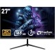 27 inch 2K QHD(2560×1440) PC Screen, 165Hz Gaming Monitor, 1ms Without Bezel, FreeSync,98% sRGB, 178° Wide Viewing Angle, HDMI2.0、DisplayPort, 75 * 75MM Wall Mount Compatible - Black 27 inch 2K QHD(2560×1440) PC Screen, 165Hz Gaming Monitor, 1ms Without Bezel, FreeSync,98% sRGB, 178° Wide Viewing Angle, HDMI2.0、DisplayPort, 75 * 75MM Wall Mount Compatible - Black