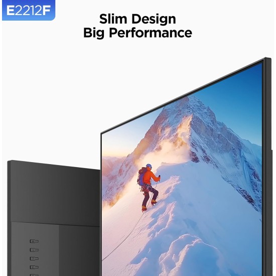 22 Inch Computer Monitor Full HD 1080P 100Hz PC Gaming Screen VA Panel Ultra-Slim Display 3000:1 Contrast Ratio with Adpitive Sync (HDMI/VGA/VESA Compatible 100x100mm/Audio Out), Tilt, Black 22 Inch Computer Monitor Full HD 1080P 100Hz PC Gaming Screen VA Panel Ultra-Slim Display 3000:1 Contrast Ratio with Adpitive Sync (HDMI/VGA/VESA Compatible 100x100mm/Audio Out), Tilt, Black