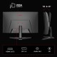 27 inch Curved Gaming Monitor, QHD (2560 x 1440) R1500 180Hz, AdaptiveSync with 1ms Computer Monitor, VESA Compatible, HDR10, 1 x Display Port 1.4 & 2 x HDMI 2.0, Eye Care 27E6QCA 27 inch Curved Gaming Monitor, QHD (2560 x 1440) R1500 180Hz, AdaptiveSync with 1ms Computer Monitor, VESA Compatible, HDR10, 1 x Display Port 1.4 & 2 x HDMI 2.0, Eye Care 27E6QCA